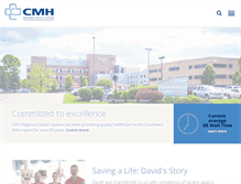 Tablet Screenshot of cmhregional.com